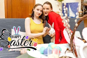 Easter lesbian lovers