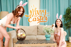 Easter Bunny playtime