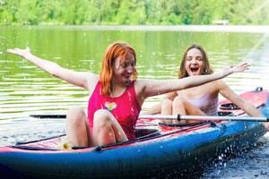 Kayak ride with the girls